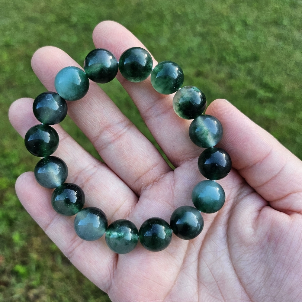 dragon jade bracelet 12mm